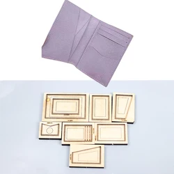 164x110mm(unfolded) Leather Craft women cardholder wallet cutting dies knife mold iron blade cutter