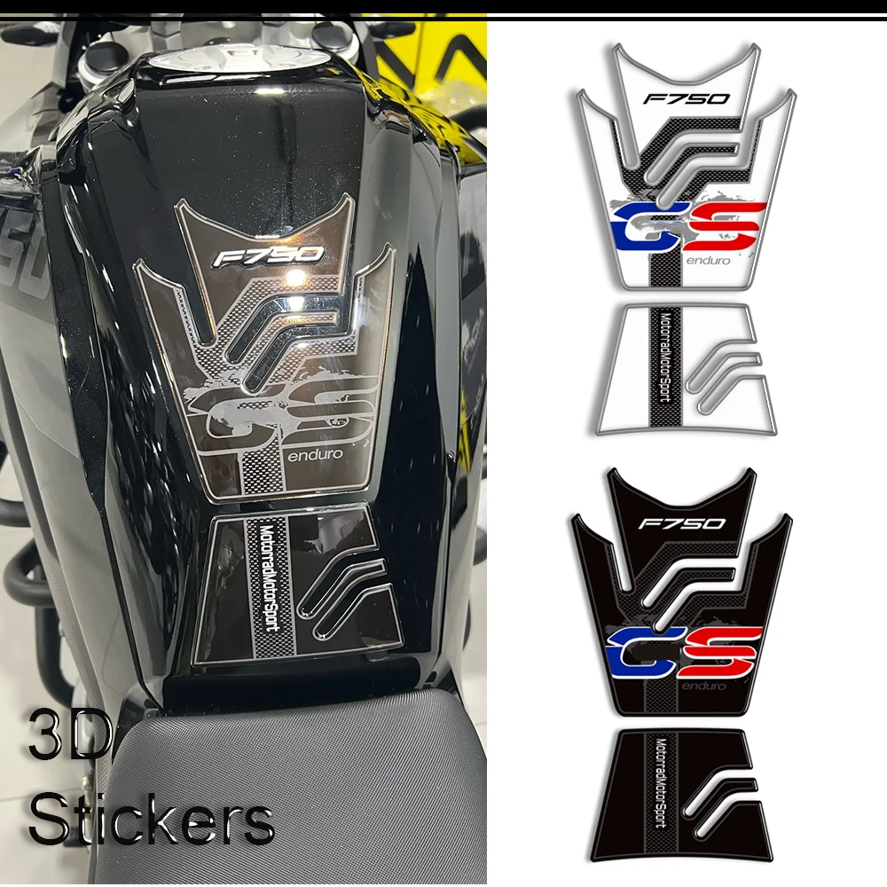 Motorcycle For F750GS F 750 GS F750 Adventure Protector Tank Pad Side Grips Gas Fuel Oil Kit Knee Fairing Fender Stickers Decals