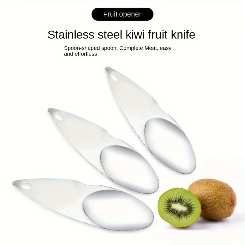 High-quality Stainless Steel Kiwi Tools–easy To Scrape, Peel and Hold-ergonomic Handle, Comfortable Grip–anti-rust–easy To Clean - Detail 1