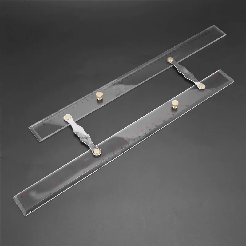 3X Marine Ruler Parallel Ruler Nautical Charts Parallel Ruler Mapping Points To Pull Parallel Ruler 450MM-Y18A