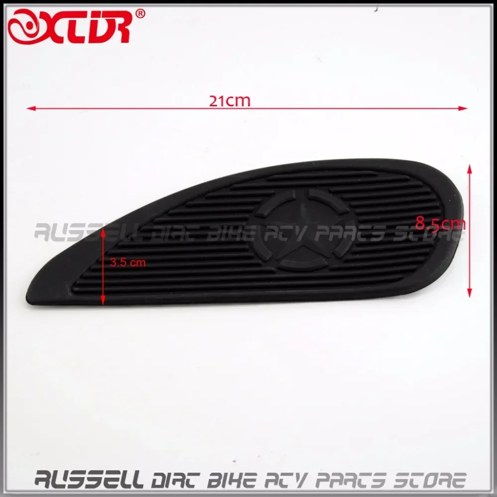 Motorcycle Cafe Racer Gas Fuel tank Rubber Side Covers Sticker Protector For Honda M3 CFMOTO CF125 Retro Spare Parts Accessories