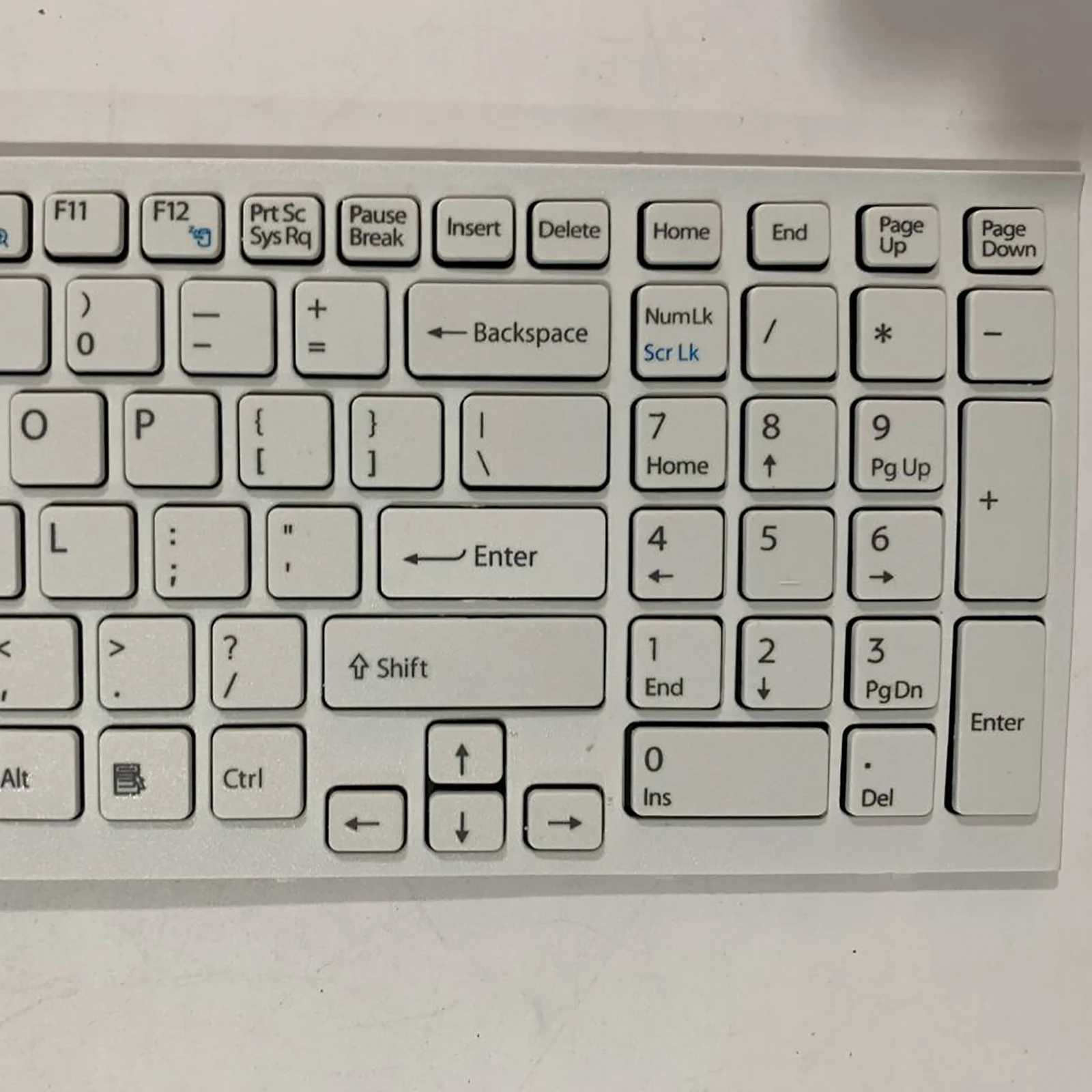 لوحة مفاتيح الكمبيوتر المحمول تخطيط الولايات المتحدة لسوني فايو VPC-EB #5