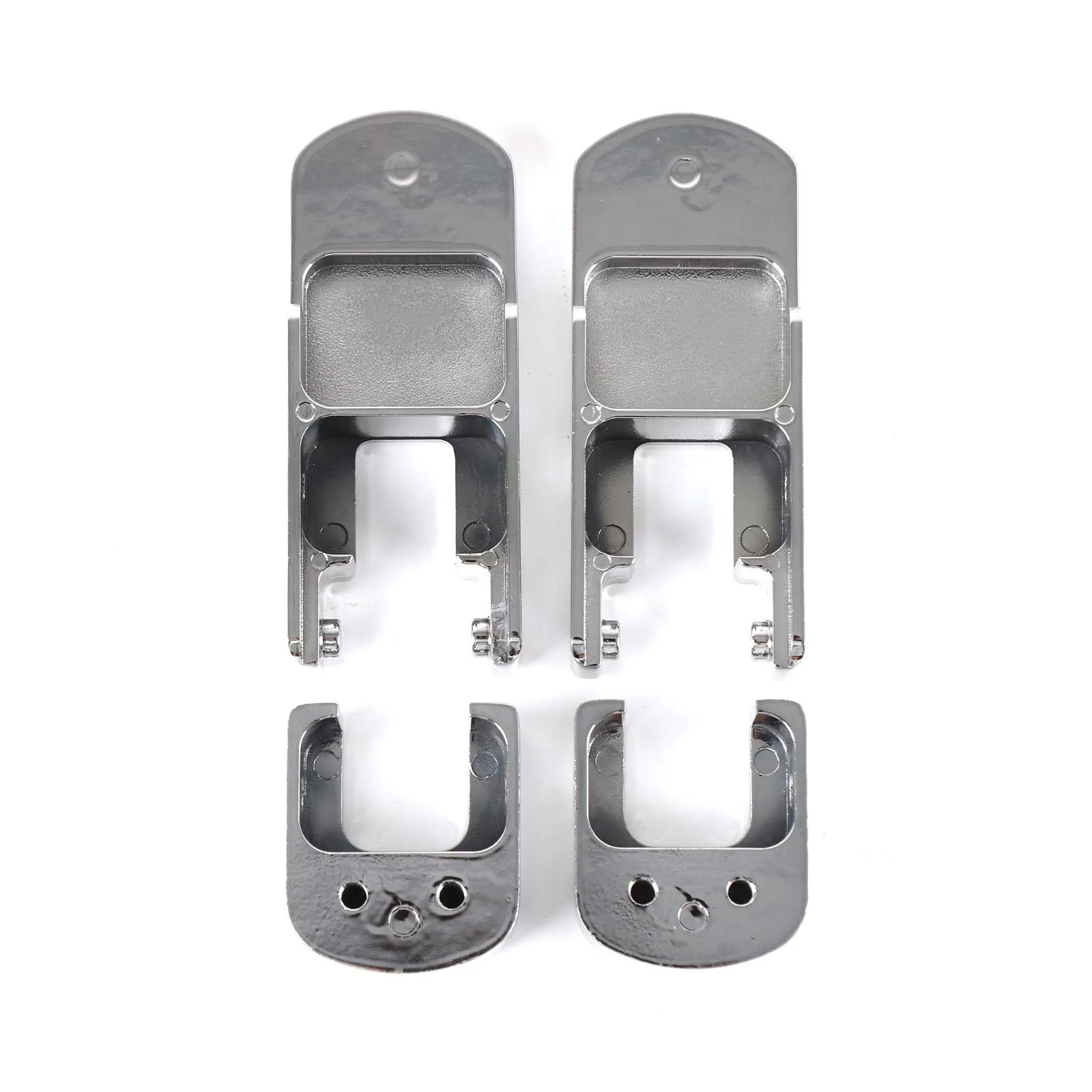 سبائك الألومنيوم الفضة ل هامر H2 2003-2009 غطاء السيارة الجانب المفصلي غطاء الكسوة ملصق اكسسوارات السيارات الخارجية (استبدال) #5