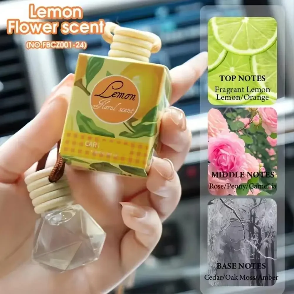 معطر هواء عطري للسيارة، مرآة رؤية خلفية طويلة الأمد، عطر معلق للمنزل والمكتب والحمام وغرفة النوم وإزالة الرائحة الداخلية