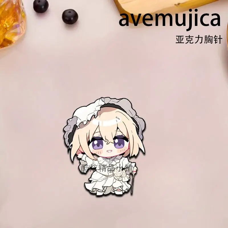 Anime BanG Dream Misumi Uika YahataUmiri Acrylic Badge Brooch Cartoon Pins DIY Decoration Backpack Costumes Clothes Accessories