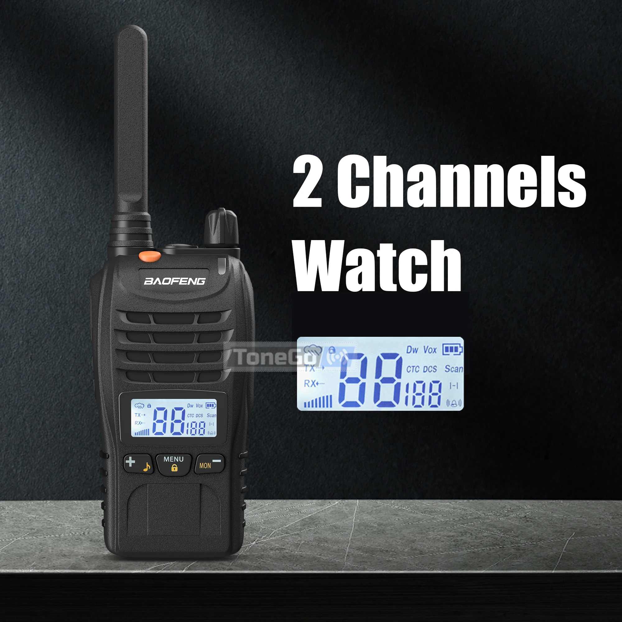 2/4Pcs Baofeng Mini Walkie Talkie E88 PMR446 BF-E88 VOX 16 Channels 155 Sub-Codes Channel Scan Portable Ham Radio For Hunting