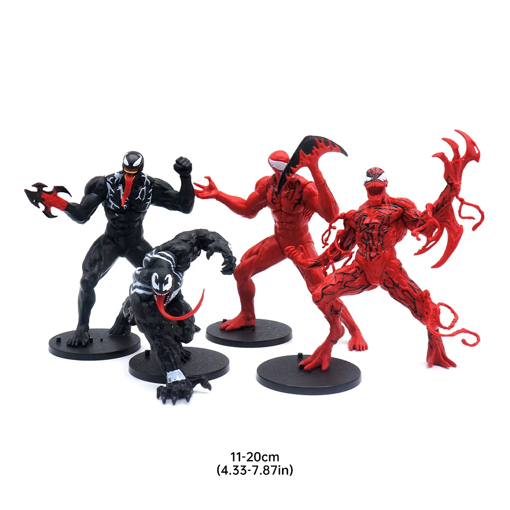 Marvel Movie Superhero Venom Spiderman 20cm Figure Anime Decoration Collection Mini Toys Model For Children Gift