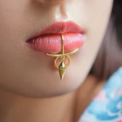 New Sale Lip Labrets None Piercing Labret Faux Lipring Stainless Steel Lead Free Nickel Free None Piercing Lip Body Jewelry