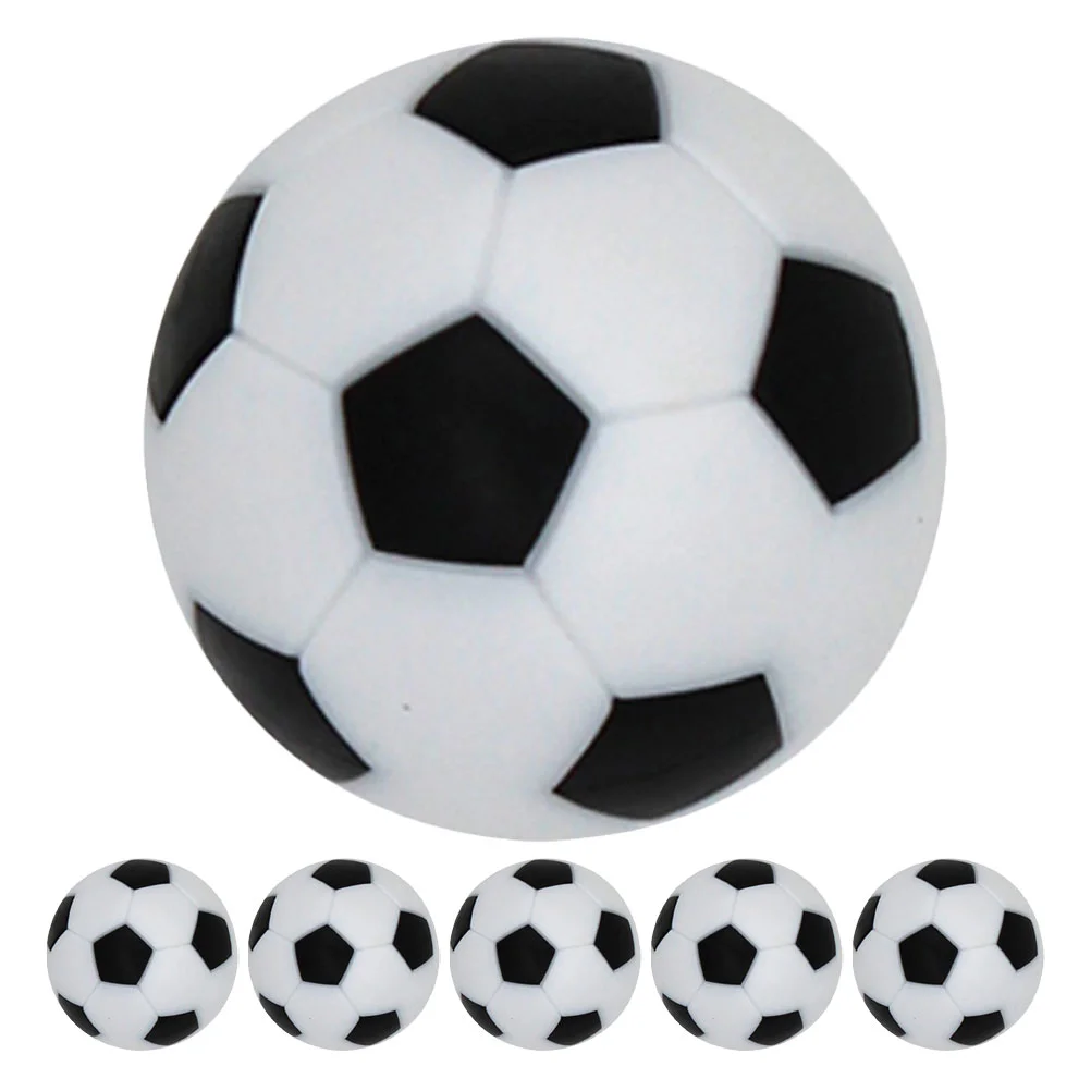 6 Pcs Mini Table Football Desk Game Balls Accessories Ballon Sponge Foosball The Hips Replaceable Soccer Baby Toy