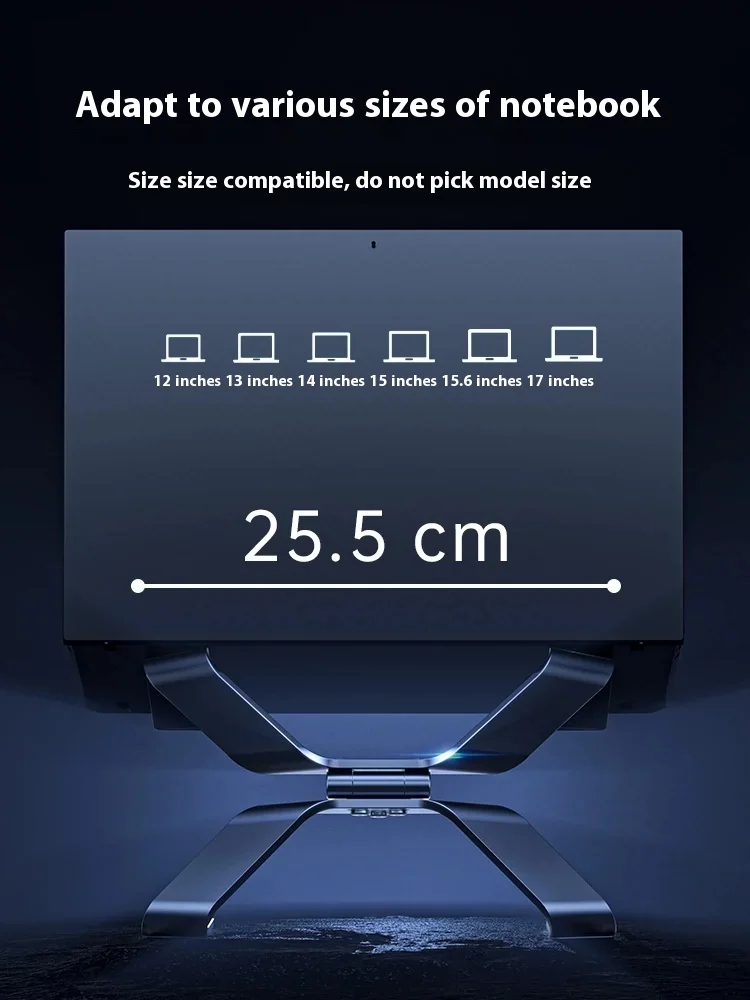 Gaming Laptop Stand Desktop Height Increasing Vertical Support Bracket Aluminum Alloy Suspended Heat Dissipation Base For Laptop