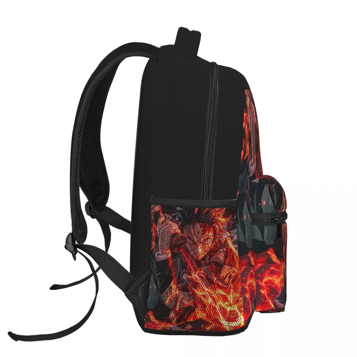 Demon slayer nova moda de alta capacidade mochila à prova dwaterproof água na moda meninas meninos portátil escola saco livro 16 polegada