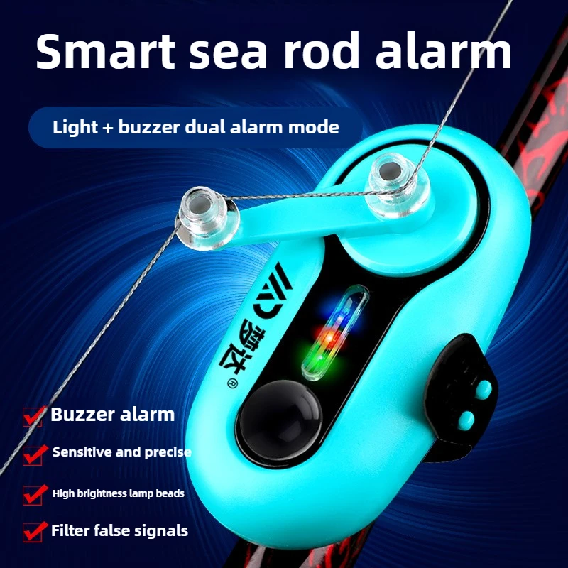 Waterproof Flashing Fishing Alarm Highly Sensitive Automatic Alarm for Fish Bells in Fishing Rods and Fishing Tools