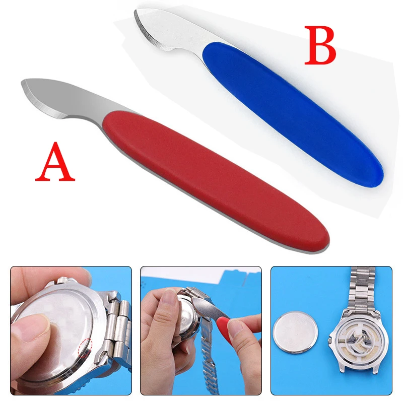 

1PCS A/B Style Multi-function Watch Prying Knife Watch Case Opener Back Cover Remover for Nut Hard Shell Watch Repair Tool