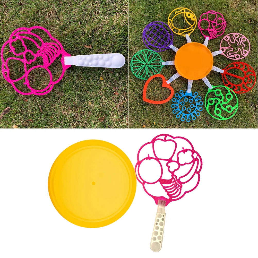 Children Outdoor Blowing Bubble Blower Jumbo Giant Bubble Set Creative Large Bubble Ring Toys  Bubble Maker Toys Bubble Wand for