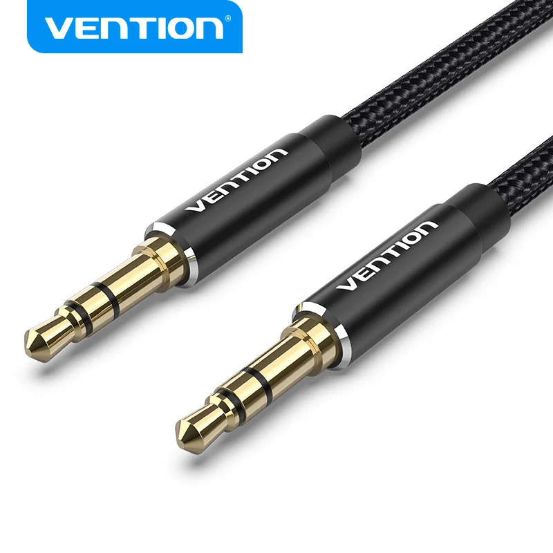 Vention Aux Cable 3.5MM Jack Male to Male 3.5mm Audio Cable 2m Jack for JBL Headphones Xiaomi Oneplus Speaker Cable Car Aux Cord