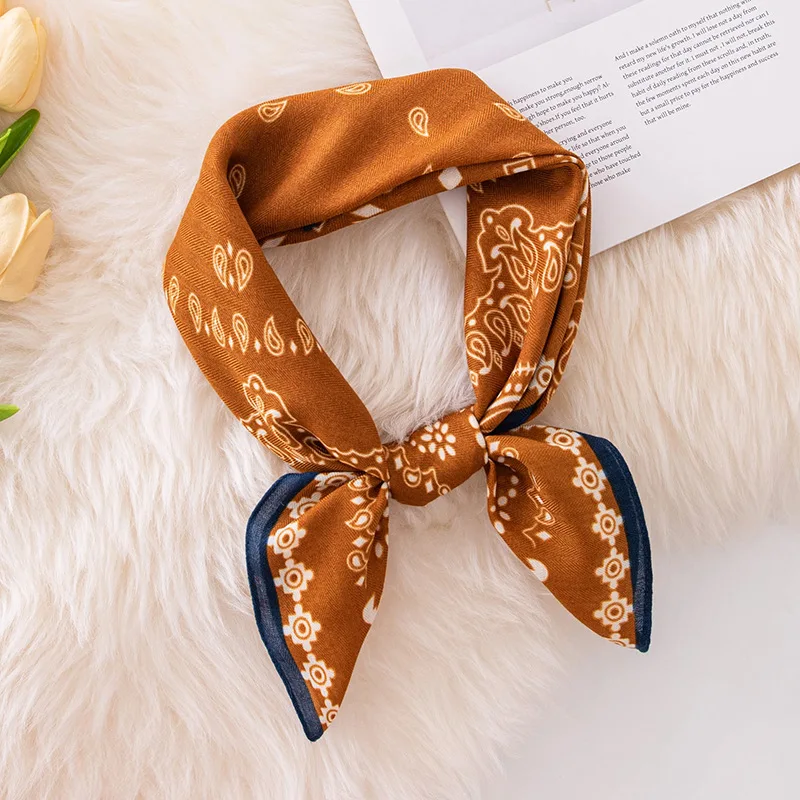 New 70cm Emulation Scarf Elegant Fashion High Sense All-Matching Graceful