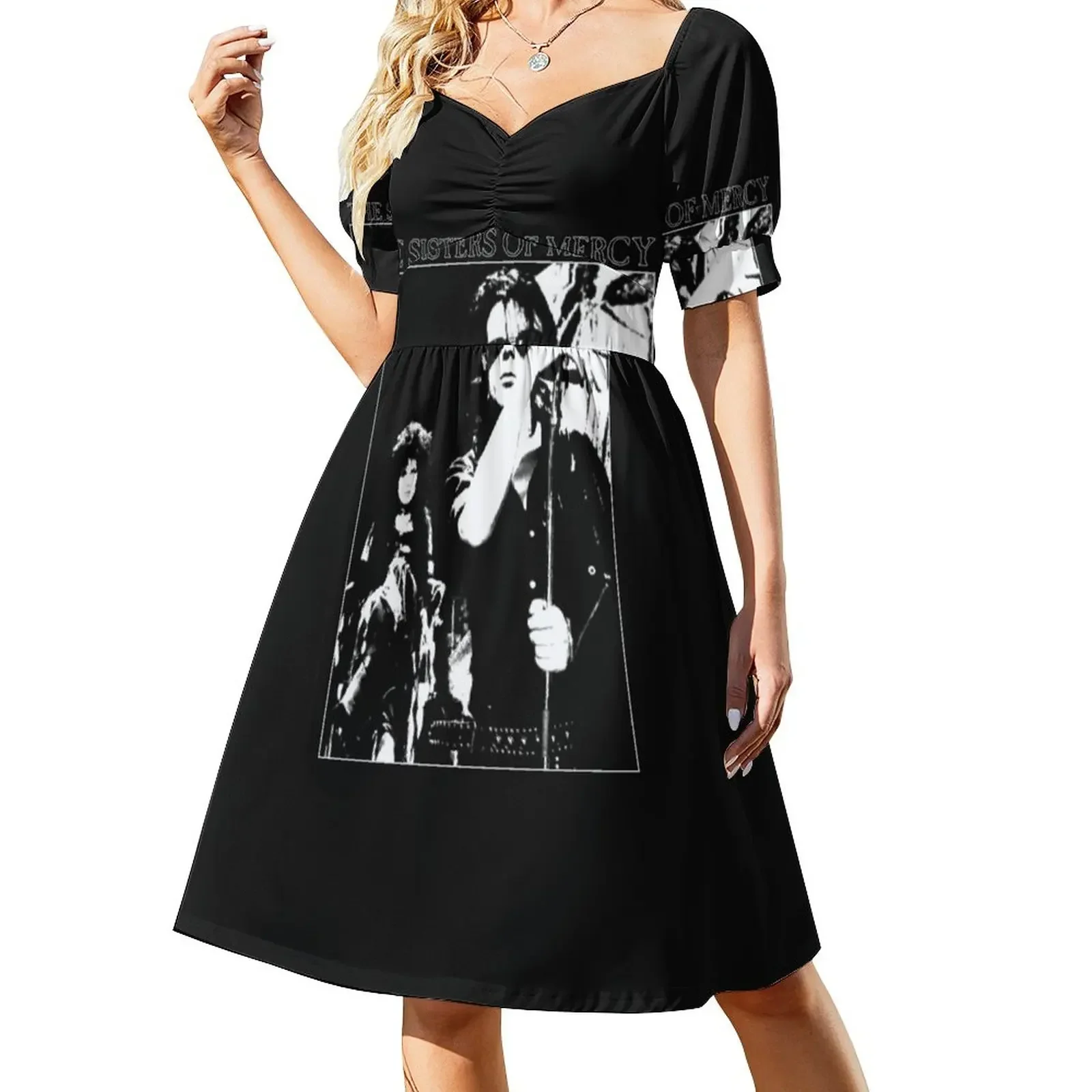 

The Sisters Of Mercy Essential T-Shirt Short-Sleeved Dress women's luxury party dress women's summer jumpsuit