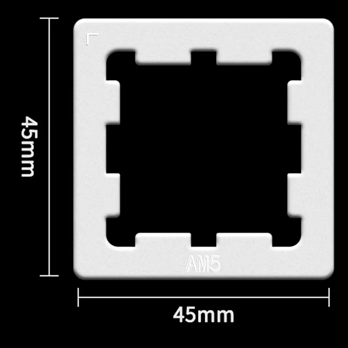 A99X AM5 Armor Thermal Paste Guard Chips Heat Dissipation Armor Cover CPU Plate Armor AM5 Plate for 7950X 7900X 7700X 7600X A