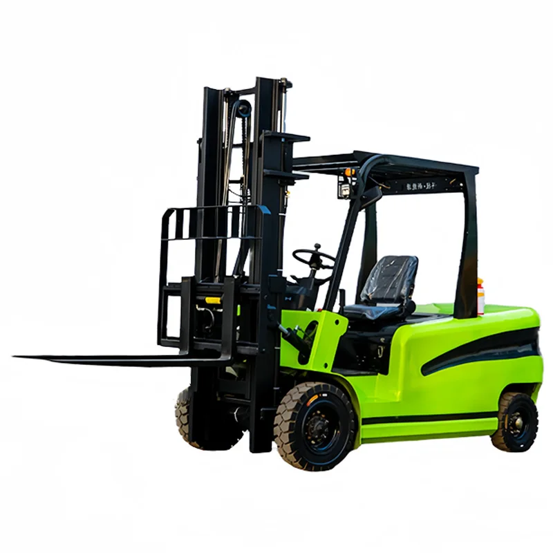 

Electric Forklift Pallet Stacker All Electric Pallet Mobile Stacker Forklift Small Mini Electric Forklift All-terrain Stacker