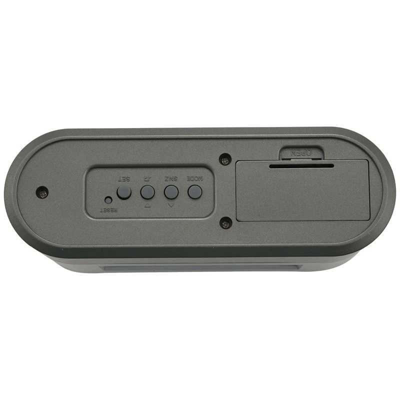 Strumenti per portapenne da scrivania per ufficio contenitore per biglietti da visita con sveglia digitale Timer calendario termometro per la temperatura