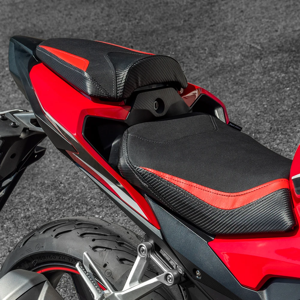 For Honda CBR500R CBR 500R 2019 2020 2021 2022 Rear Passenger Solo Seat Cowl Cushion Pad Synthetic Leather Air Vent Hot Release