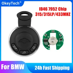 Okeytech 315/433mhz id46 pcf7952 chip fernbedienung smart autos chl üssel für bmw mini cooper s one d clubman countryman cabrio auto