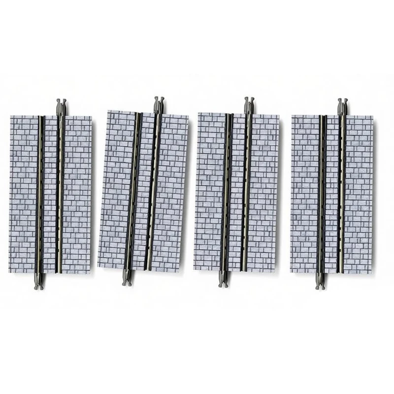 TOMIX N-type 1/160 Train Accessories S70-WT-S 7CM Stone-patterned Track Rail 1794 4 Rails Per Box Sand Table Scene Decoration