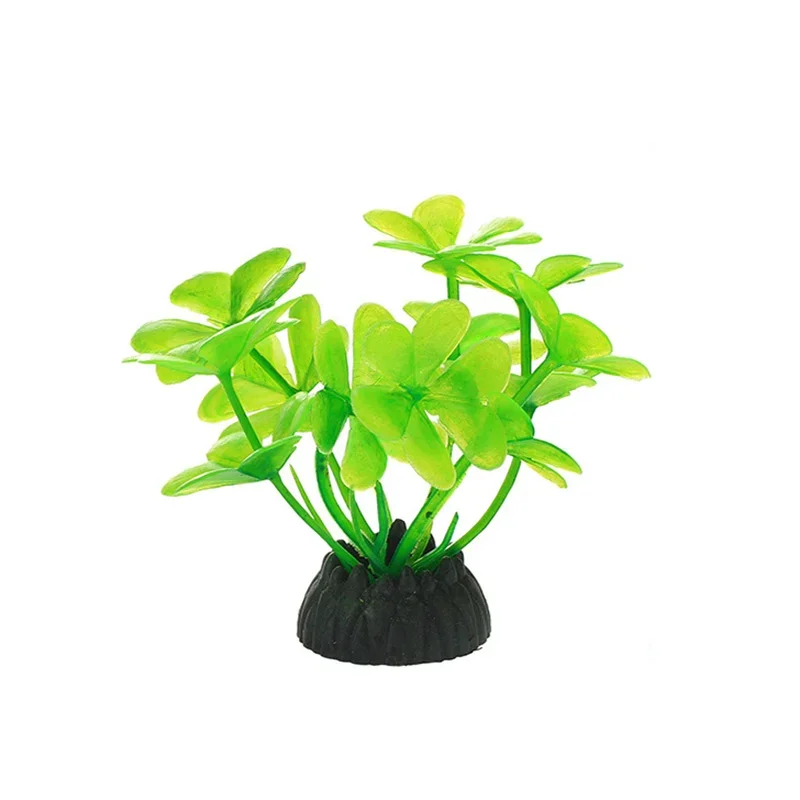 1PC New Plastic Water Plant Grass Aquarium Decorations Plants Fish Tank Grass Flower Ornament Decor Aquatic Accessories