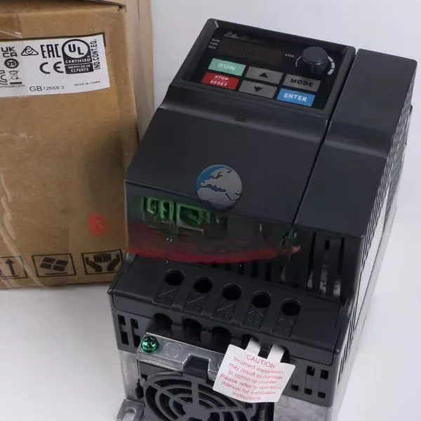 

One Vfd Drive Vfd022el21a 1phase 220v 2.2kw 3hp 0.1~600 New Brand Original Spot