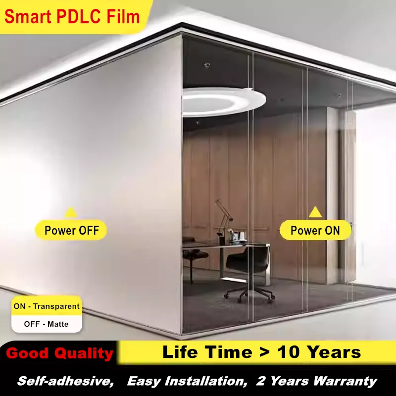 Customizable Switchable Smart Tint Privacy Glass for Building for Bathroom Kitchen Exterior Dining Applications