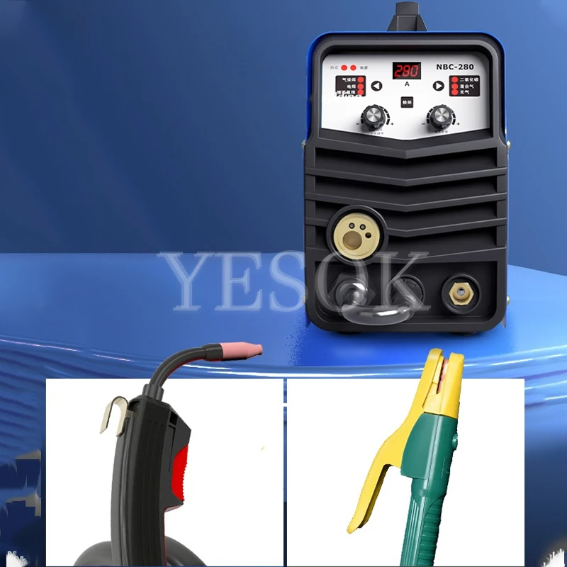 Small Laser Handheld Welding Machine Mini Gas Protection Small NBC-280 Carbon Dioxide Gas Protection 2.2m Integrated Welding Gun