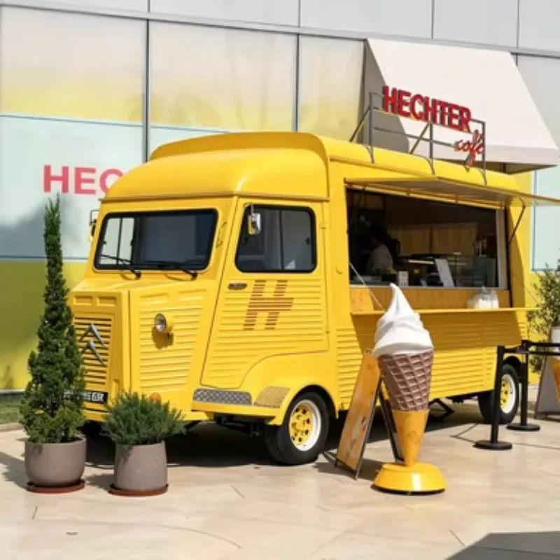 Multifunction Drivable Trailers Fully Equipped Mobile Fast Food Trucks Food Truck With Full Kitchen Equipment Cheap Price