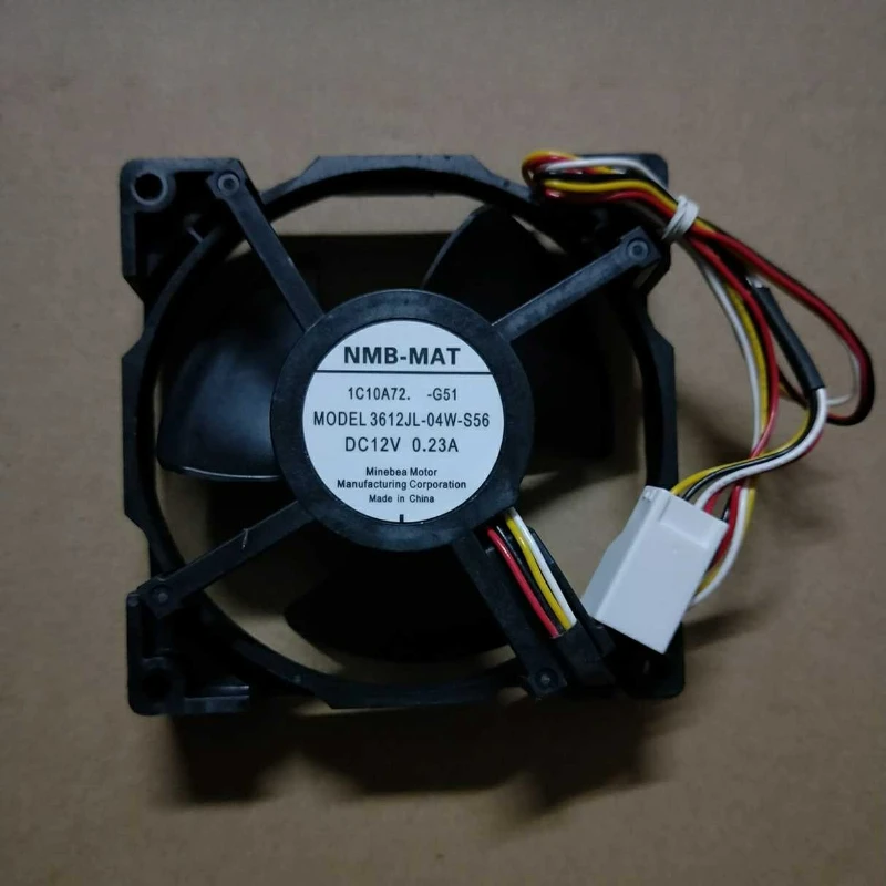 For Mitsubishi Frost Free Refrigerator Fan Large Airflow NMB 3612JL-04W-S56 12V 0.23A