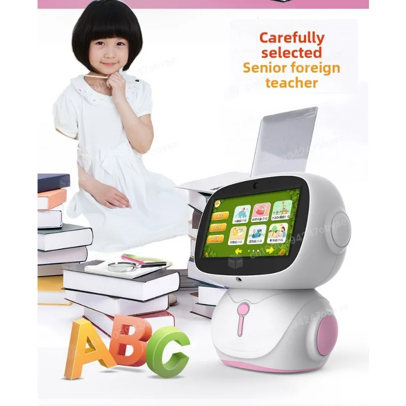 Smart Learning Robot  for Kids Early Education Voice Control Dance Interactive TV Live