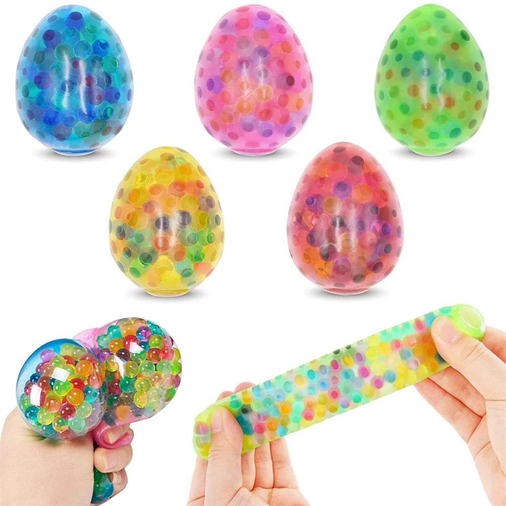 Squeeze Decompression Egg Easter Bubble Fidget Ball Sensory Finger Stress Toy