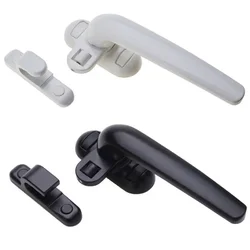 Casement Window Aluminum Alloy Left / Right Hand Locking Handles Grips Solid Window Handle Door and Window Lock Black/ White