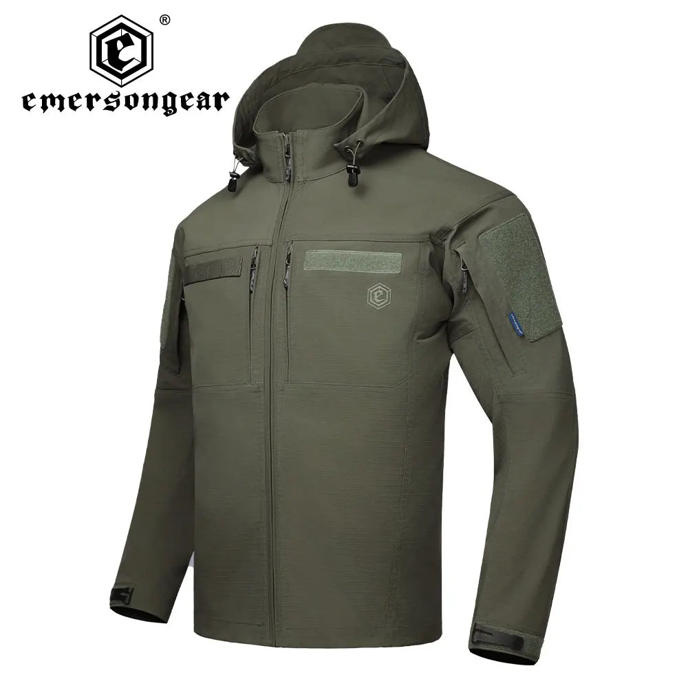 

Emersongear Tactical Jacket Men Stretch Ergonomic Hunting Coat Waterproof Windproof Outdoor Sports Gear Camping Hiking Fishing