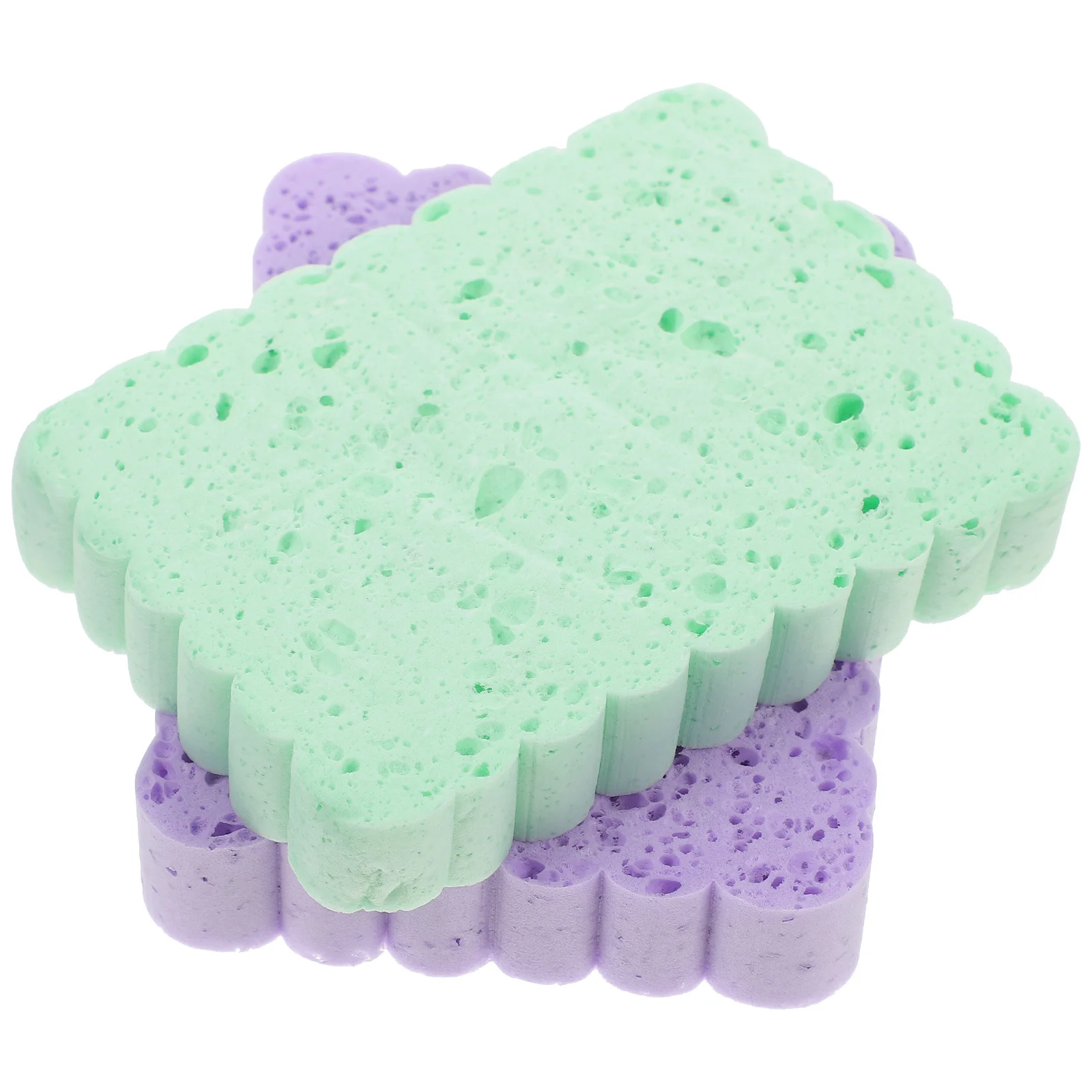 Éponges de nettoyage du visage multifonctions, compactes, exfoliantes, douces, portables, soins pour la peau doux, 4 pièces