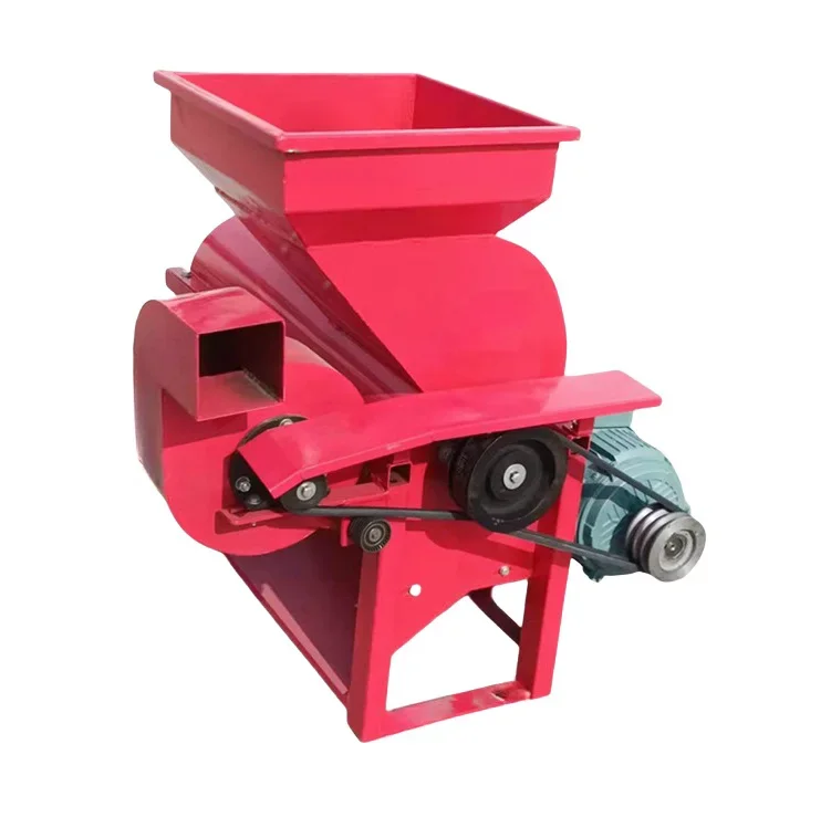 

#Small Electrical Multi functional Diesel Corn Thresher 4-6t/h Automatic Dry Corn Thresher Old Corn Thresher
