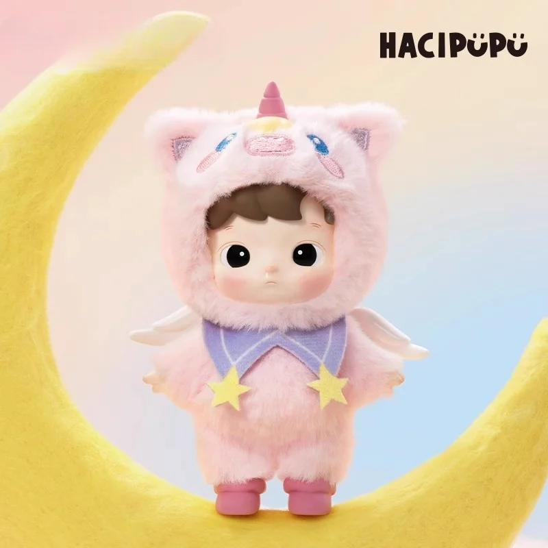 Nowe oryginalne Hacipupu Animal Snuggle With You Series Vinyl Dolls Blind Box Kawaii Hacipupu Mystery Box Kolekcje jako urocze prezenty