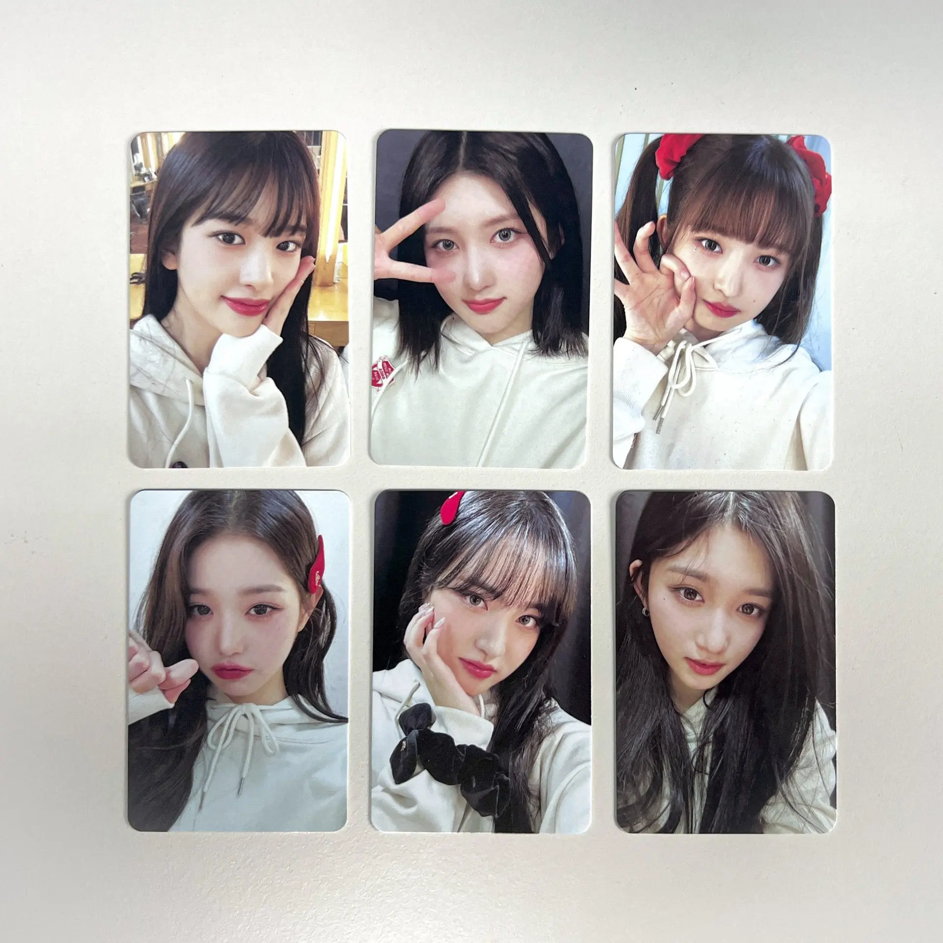 6pcs/set Kpop Idol IVE Lomo Cards 2023  Photocards Photo Card Postcard for Fans Collection