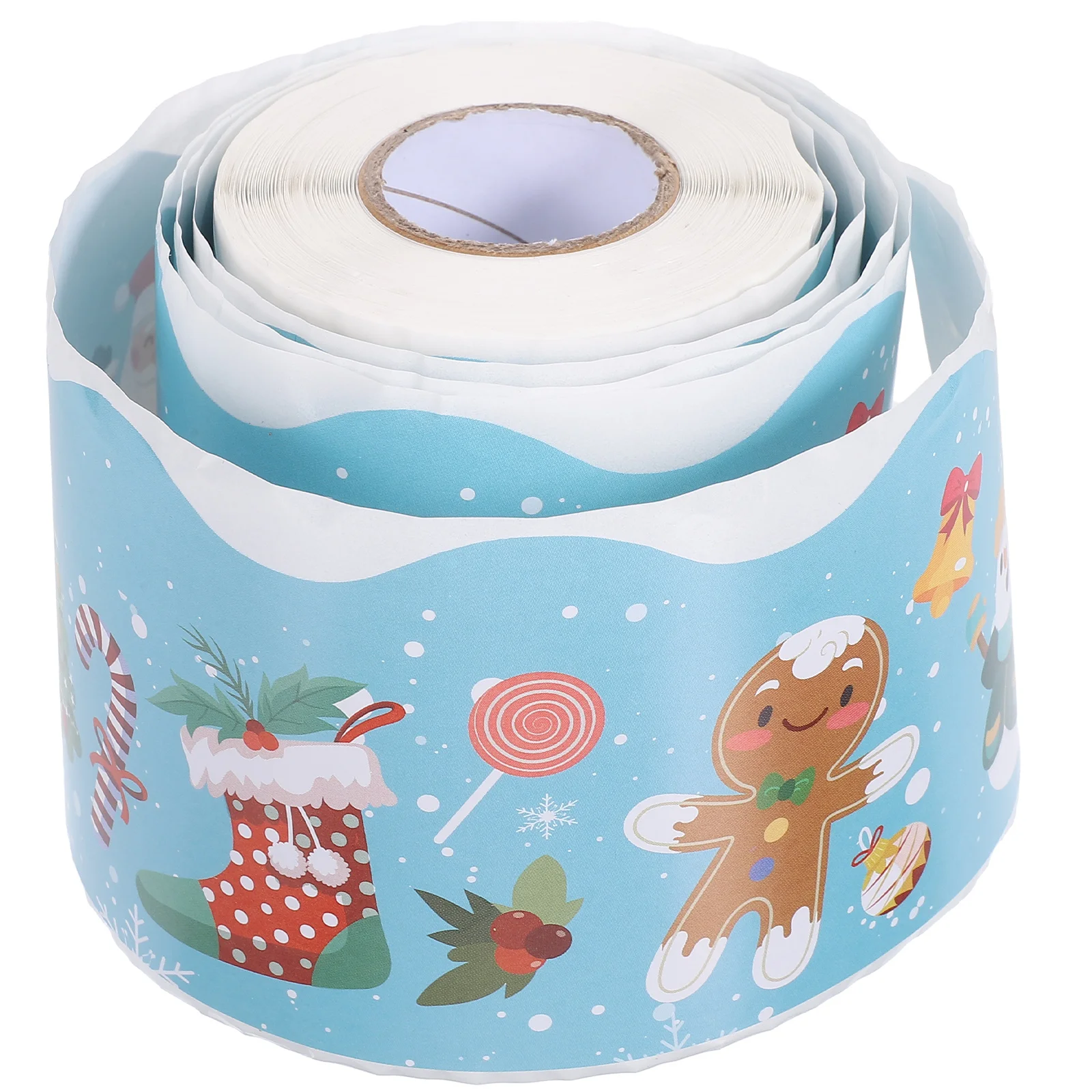 

1 Roll Bulletin Board Border Sticker Long-Lasting Decorative Classroom Borders DIY Trim for Blackboard Desk Bulletin Decor