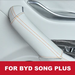 Door Handle Protective Cover Door Handle Protective Leather Cover Modified Accessories For Byd Song Plus