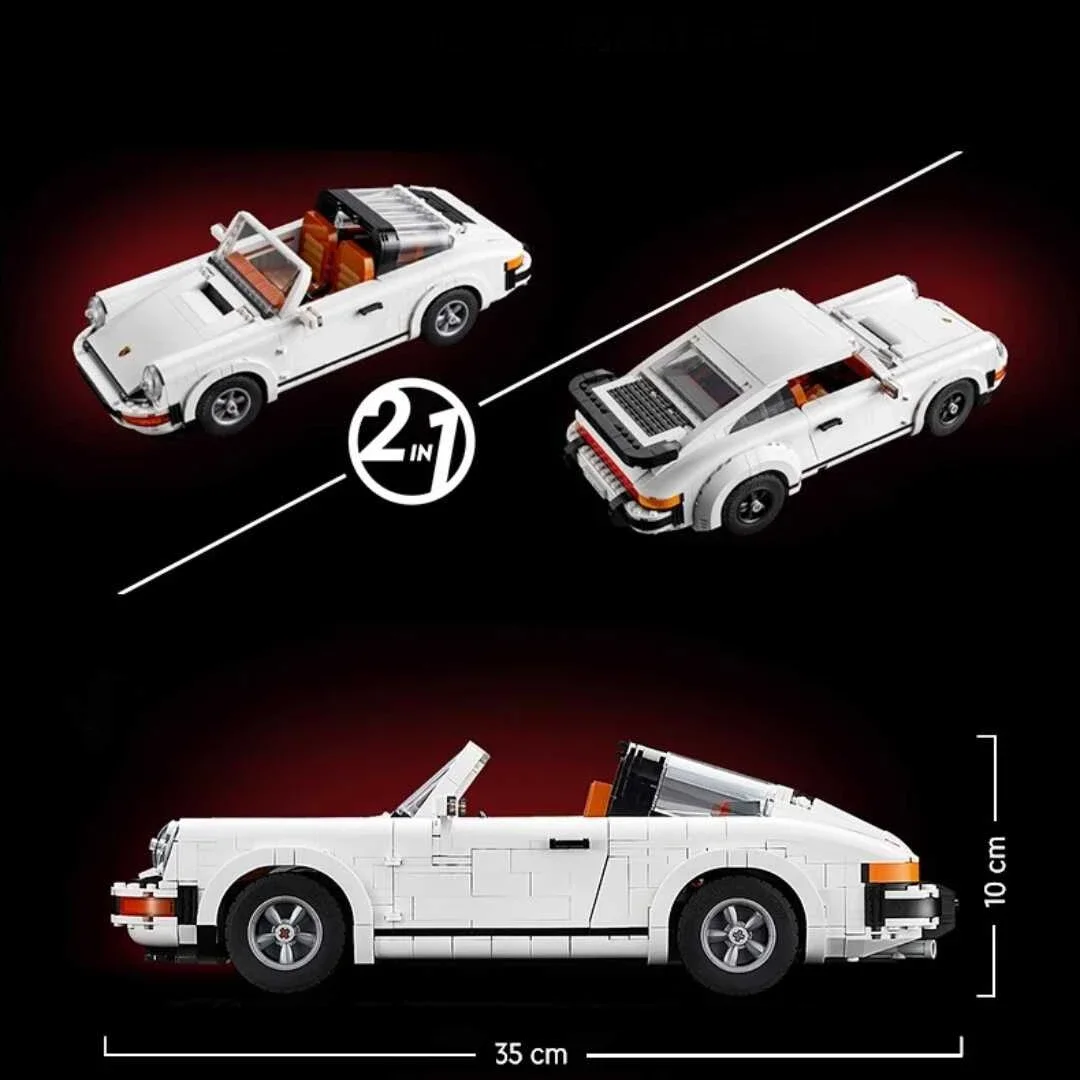 

Big Save 1458pcs Technical Retro Car Model Bricks Building Blocks Set 2in1 Race Classic Model Kit for Adults Toys Birthday Gift