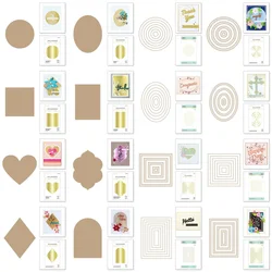 New Shape Collection Metal Cutting Dies Hot Foil For DIY Making Card Scrapbook Embossed Album Craft Supplies Template Decoration