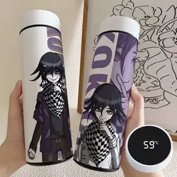 Anime Danganronpa Kokichi Oma Cosplay 500ML Temperature Display Thermos Cup Stainless Steel Coffee Mug Thermos Birthday Gift