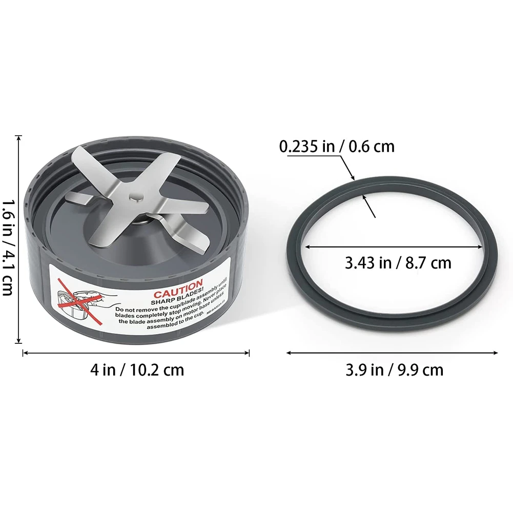 A33Z-Replacement Parts Fit For Nutribullet 600 Watt 900 Watts Replacement Extractor Blade Blender Cups Accessories
