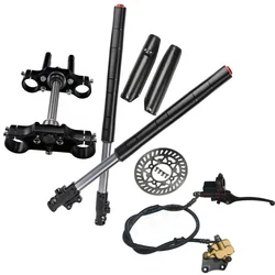 TDPRO 700mm Front Forks Triple Tree Disc Brake Front Fork Assembly For Apollo 110CC 125 140 Pit Pro Dirt Bike