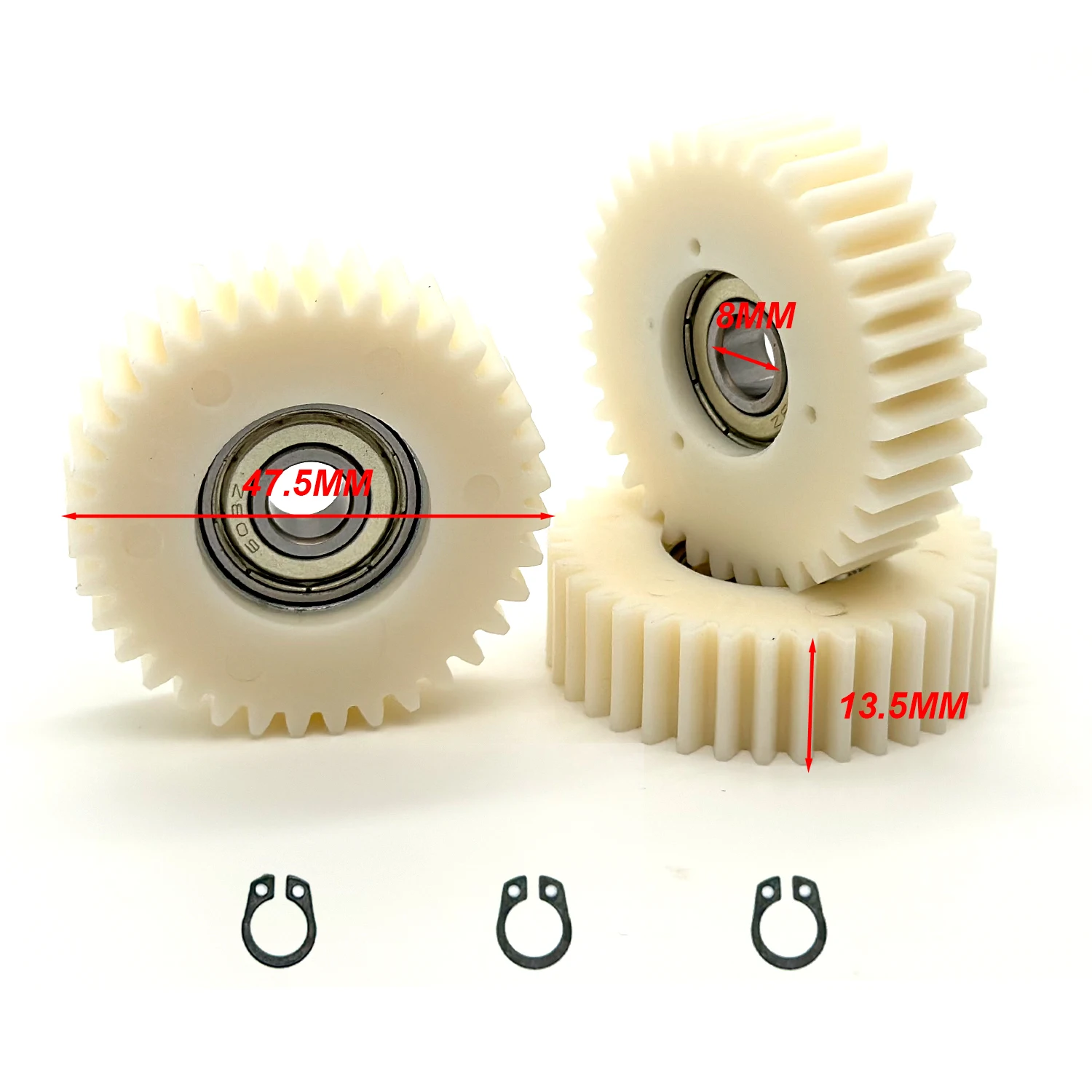 AliExpress NONE 47.5x13.5mm Planetary Gear 36 Teeth Gears 8mm Bearings Wheel Hubs Electric Bike Nylon Gear For Bafang Motor E-bike Parts