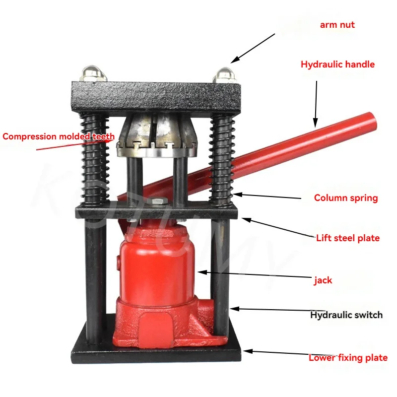 Handheld Plastic Hose Crimping Tool Hydraulic Tool Bottle Stopper Hose Crimping Hose